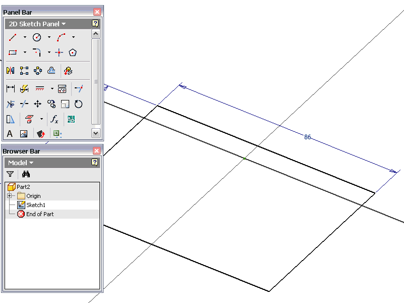 Inventor Tip: Plaatsen van een "workplane" in het midden van een vlak